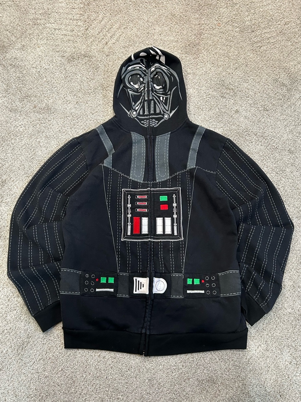 Star Wars Darth Vader Zip-Up Hoodie Black